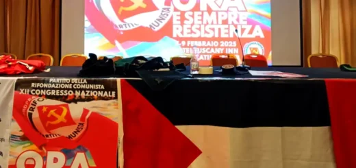 Tavolo XII COngresso Rifondazioe Comunista